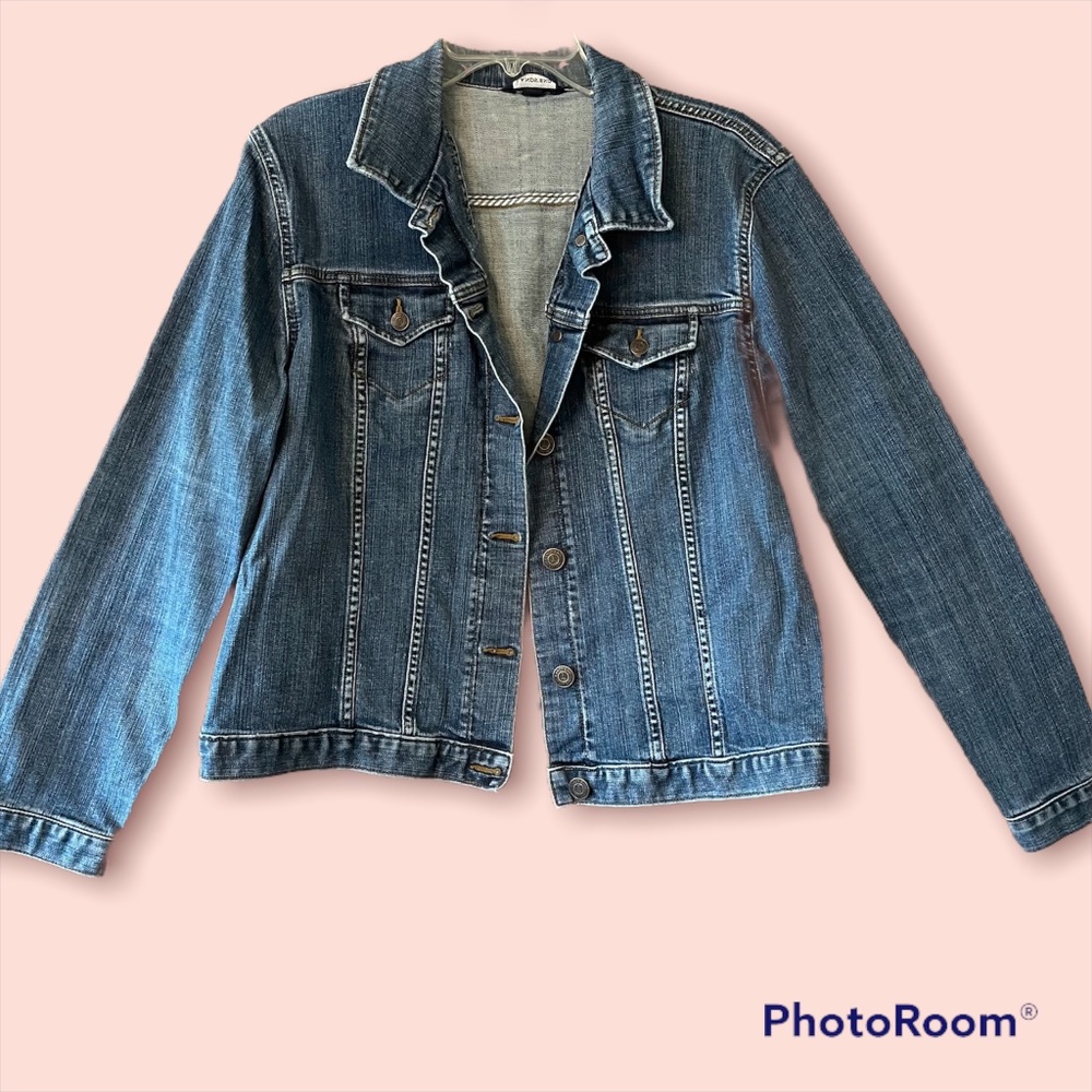 Land's End Plus Jean Jacket